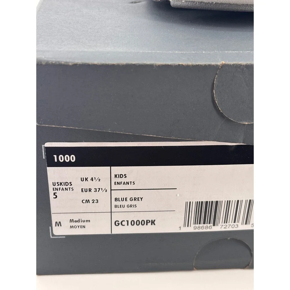 New Balance 1000 Kids Size 5 Blue Grey Silver GC1000PK New Retro Y2K Sneakers